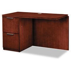 HON Arrive Left Return For Right Pedestal Desk, 48w x 24d x 29-1/2h, Henna Cherry HONVW182LC1Z9JJ