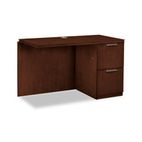 HON Arrive Right Return For Left Pedestal Desk, 48w x 24d x 29-1/2h, Shaker Cherry HONVW182RC1Z9FF
