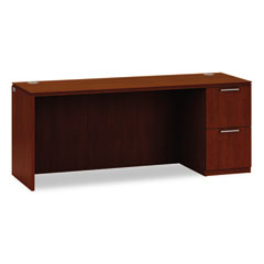 HON Arrive Single Pedestal Credenza, Right, 72w x 24d x 29-1/2h, Henna Cherry HONVW271RC1Z9JJ