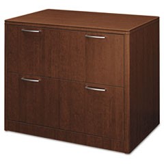 HON Attune Series Lateral File, Two-Drawer, 36w x 24d x 29-1/2h, Shaker Cherry HON118690FF