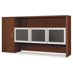 HON Attune Stack-On/Storage Cabinet, Frosted Doors, 72 x 14-5/8 x 37-1/8, Shaker CY HON118314GFF