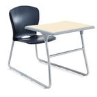 HON Desk/Chair Combo, 26w x 40-3/4d x 26h, Maple Top/Lava Seat HONCL71HPBDD11C