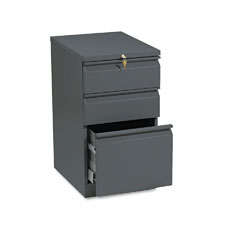 HON Efficiencies Mobile Pedestal File w/One File/Two Box Drawers, 19-7/8d, CCY HON33720RS