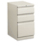 HON Efficiencies Mobile Pedestal File w/One File/Two Box Drwrs, 19-7/8d, Lt GY HON33720RQ