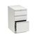HON Efficiencies Mobile Pedestal File w/One File/Two Box Drwrs, 22-7/8d, Lt GY HON33723RQ