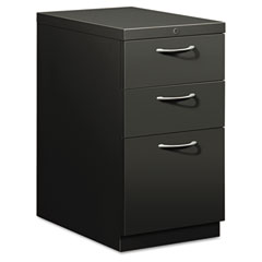 HON Flagship Mobile Box/Box/File Pedestal, Arch Pull, 22-7/8d, Charcoal HON18723AS
