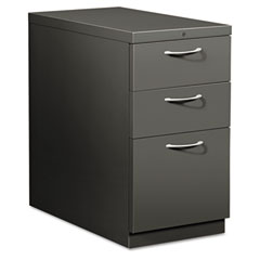 HON Flagship Mobile Box/Box/File Pedestal, Arch Pull, 28-7/8d, Charcoal HON18730AS