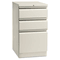 HON Flagship Mobile Box/Box/File Pedestal, Full Radius Pull, 19-7/8d, Light Gray HON18720RQ