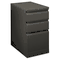 HON Flagship Mobile Box/Box/File Pedestal, Full Radius Pull, 22-7/8d, Charcoal HON18723RS
