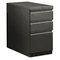 HON Flagship Mobile Box/Box/File Pedestal, Full Radius Pull, 28-7/8d, Charcoal HON18730RS