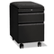 HON Flagship Mobile Box/File Pedestal, Full Radius Pull, 22-7/8" Deep, Black HON15923RLP