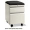 HON Flagship Mobile Box/File Pedestal, Full Radius Pull, 22-7/8" Deep, Light Gray HON15923RLQ