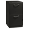 HON Flagship Mobile File/File Pedestal, Arch Pull, 19-7/8d, Black HON18820AP