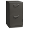 HON Flagship Mobile File/File Pedestal, Arch Pull, 19-7/8d, Charcoal HON18820AS