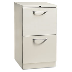 HON Flagship Mobile File/File Pedestal, Arch Pull, 19-7/8d, Light Gray HON18820AQ