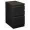 HON Flagship Mobile File/File Pedestal, Full Radius Pull, 22-7/8d, Black HON18823RP