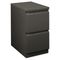HON Flagship Mobile File/File Pedestal, Full Radius Pull, 22-7/8d, Charcoal HON18823RS