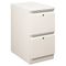 HON Flagship Mobile File/File Pedestal, Full Radius Pull, 22-7/8d, Light Gray HON18823RQ