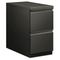 HON Flagship Mobile File/File Pedestal, Full Radius Pull, 28-7/8d, Charcoal HON18830RS