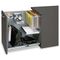 HON Flagship Mobile Left Pedestal File, W/Tub, 15w x 22 7/8d x 28h, Charcoal HONS28821LALS