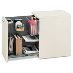 HON Flagship Mobile Left Pedestal File, W/Tub, 15w x 22 7/8d x 28h, Light Gray HONS28821LALQ