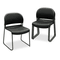 HON GuestStacker Chair, Black with Black Finish Legs, 4/Carton HON4031ONT