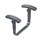 HON Height-Adjustable T-Arms for ComforTask Series Swivel Task Chairs, Black HON5995T