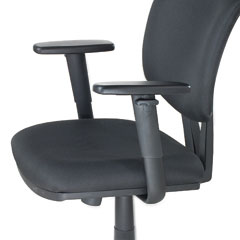 HON Height-Adjustable T-Arms for Volt Series Task Chairs, Black HON5795T