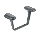 HON Height-Adjustable T-Bar Arms for 7700 Series Task Chairs, Black HONHGL105T