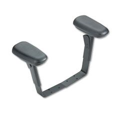 HON Height- & Width-Adjustable T-Bar Arms for 7700/Every-Day Swivel Chairs, Black HONHW103T