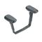 HON Height- & Width-Adjustable T-Bar Arms for 7700/Every-Day Swivel Chairs, Black HONHW103T