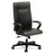 HON Ignition Series Executive High-Back Chair, Black Leather Upholstery HONIE102SQ11