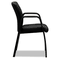 HON Ignition Series Guest Chair with Arms, Black Fabric Upholstery HONIG107NT10
