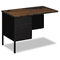 HON Metro Classic Series Workstation Return, Left, 42w x 24d, Columbian Walnut/Black HONP3236LZP