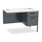 HON Metro Classic Workstation Return, Right, 42w x 24d, Gray Patterned/Charcoal HONP3235RG2S