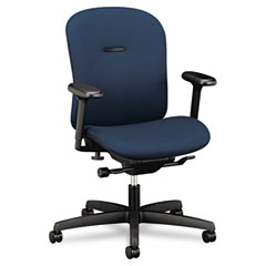 HON Mirus Series Low-Back Synchro-Tilt Chair, Mariner Fabric Upholstery HONMA106NT90
