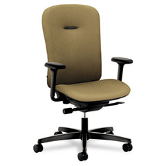 HON Mirus Series Mid-Back Synchro-Tilt Chair, Taupe Fabric Upholstery HONMA103NT26