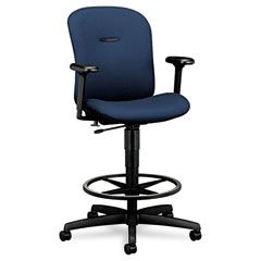 HON Mirus Series Swivel Task Stool, Mariner Fabric Upholstery HONMA109NT90