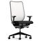 HON Nucleus Series Work Chair, Fog ilira-stretch M4 Back, Black Seat HONN102NT10