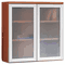 HON Park Avenue Laminate Bookcase Hutch W/ Doors, 36w x 14-3/4d x 37-1/8h, Mahogany HONPC690GVXJJ