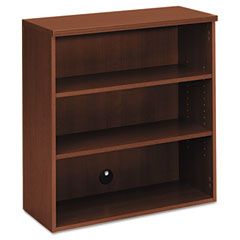 HON Park Avenue Laminate Open Bookcase Hutch, 36w x 14-3/4d x 37-1/8h, Shaker Cherry HONPC690XVXFF