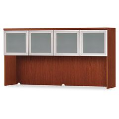 HON Park Avenue Stack-On Storage, Frosted Doors, 72 x 14-3/4 x 37-1/8, Henna Cherry HONPC501GVXJJ