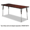 HON Rectangular Activity Table Top, 60w x 30d, Mahogany HONESR3060TNN