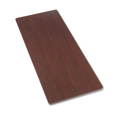 HON Rectangular Activity Table Top, 72w x 30d, Mahogany HONESR3072TNN