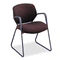 HON Resolution 6200 Series Guest Arm Chair, Sled Base, Claret Burgundy Fabric HON6216BW69T