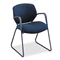 HON Resolution 6200 Series Guest Arm Chair, Sled Base, Navy Blue Fabric HON6216BW90T