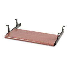 HON Slide-Away Keyboard Platform, Laminate, 21-1/2w x 10d x 1-1/8h, Bourbon Cherry HON4022H