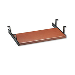 HON Slide-Away Keyboard Platform, Laminate, 21-1/2w x 10d x 1-1/8H, Henna Cherry HON4022J