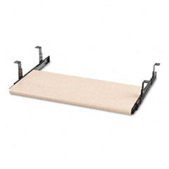 HON Slide-Away Keyboard Platform, Laminate, 21-1/2w x 10d x 1-1/8h, Natural Maple HON4022D
