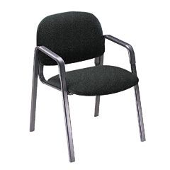 HON Solutions Seating Leg Base Guest Arm Chair, Black HON4003AB10T